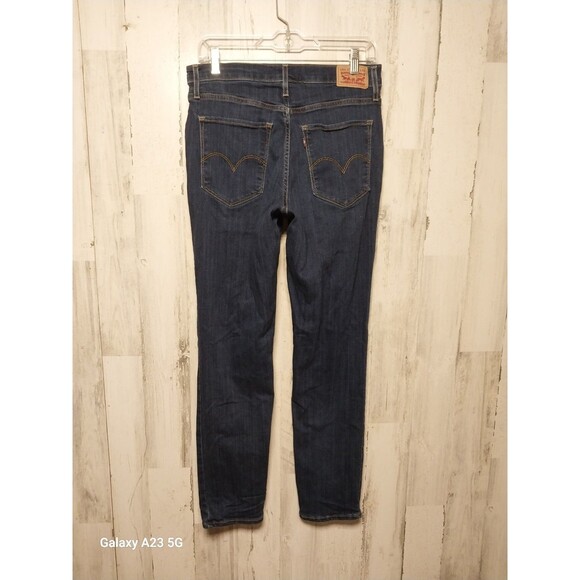 Levi's 724 High Rise Straight Jeans Dark Wash Size 30 - Picture 3 of 6